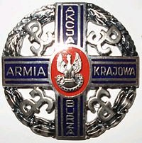 odznaka AK Akcja Burza