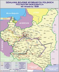 Działania bojowe wybranych polskich pociągów pancernych we wrześniu 1939r.